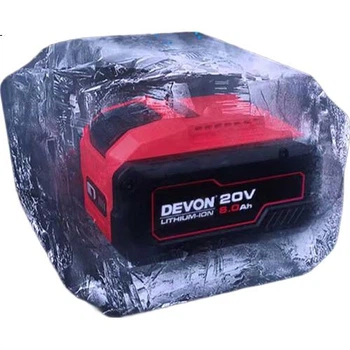 Литиевый аккумулятор Devon 20 В 5150 большой емкости для электроудилища, гаечного ключа, дрели, угловой шлифовальной машины, с общей литий-ионной батареей 8,0 Ач.