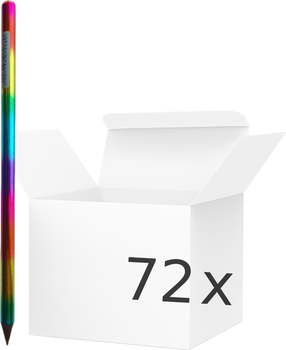 Zestaw ołówków grafitowych Schemat HB z dekoracyjnym kryształem 72 szt (5907776072680)
