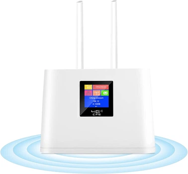 Маршрутизатор KuWFi CPF908-CP5-P 4G Wi-Fi Білий (102342297) - Уцінка