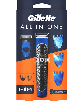 Набір для гоління Gillette fusion proglide styler стайлер і 1 шт касета і 3 шт Насадки для моделювання бороди (7702018273386)