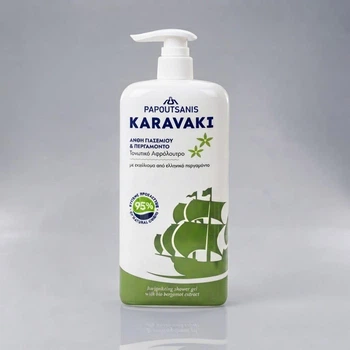Гель-пена для душа и ванны Papoutsanis Karavaki с жасмином и бергамотом