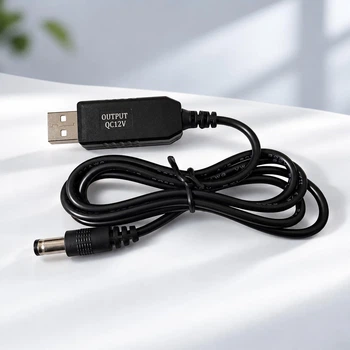 Кабель для роутера с триггером QC 3.0 USB - DC 12V 3А
