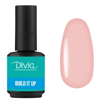 Рідкий гель для нігтів Divia "Build It Up" - Di1002 (15 мл) BU1506 - Strawberry Cream