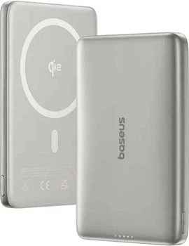 Powerbank Baseus PicoGo AM41 Ultra-Slim Qi2 Magnetic 10000 mAh 27W Titanium (6932172691684)