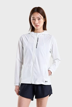 Женская белая ветровка OutRun the Storm Jkt Under Armour S 1377043-100