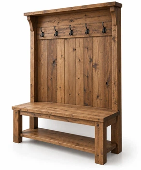 ВІтальня з натурального дерева Nordic Wood Home темно коричневого кольору ВНД 050