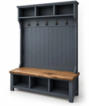 ВІтальня з натурального дерева SolidWood Livingтемно сірого кольору ВНД 049