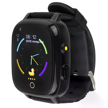 Дитячий смарт-годинник AmiGo GO005 4G WIFI Thermometer Black