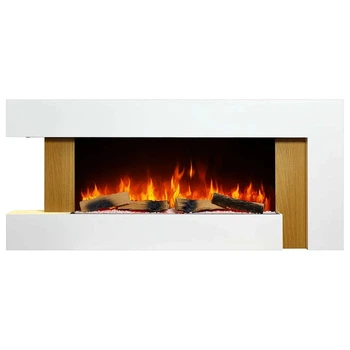 Настенный электрокамин ArtiFlame Fjord AF52 с обогревом и звуковым эффектом