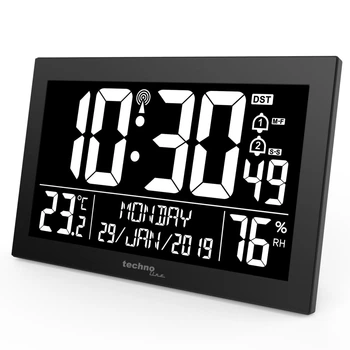 Годинник настінний Technoline WS8017 Black (WS8017) 4399523