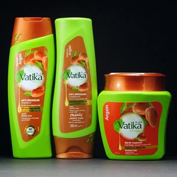 Набір Vatika Argan Dabur зволожуючий шампунь з олією аргани 200 мл +кондиціонер 200 мл +маска 500 мл