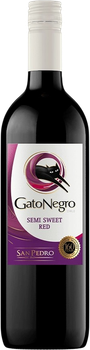 Вино Gato Negro червоне напівсолодке 0.75 л (7804300136895)