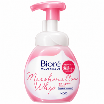 Пінка-мус для делікатного очищення та зволоження шкіри Biore Marshmallow Whip, 150 мл