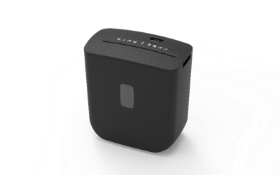 Знищувач паперу BUROMAX 0450-01, 6арк. фрагменти 4x33мм, корзина 14л, чорний /BM.0450-01/