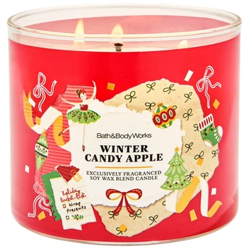 Свеча Bath & Body Works Winter Candy Apple Scented Candle 3-Wick 411 г