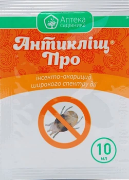 Інсектицид Антикліщ ПРО к.е. 10 мл, Укравіт