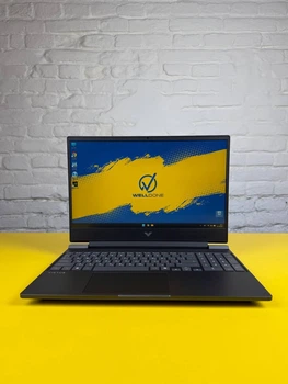 Ноутбук HP Victus Gaming Laptop 15-fb3xxx, 15,6" FullHD IPS 144Hz, AMD Ryzen 5 8645HS, 16GB, SSD 512GB, NVIDIA RTX 3050 6GB(120w blue-pin) - Б/У