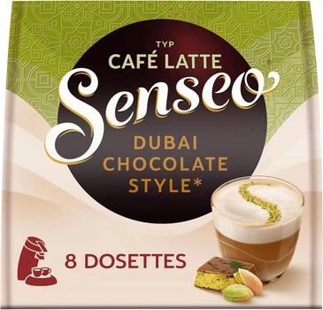 Кофе в чалдах Senseo Cafe Latte Dubai Chocolate Style 8 чалд