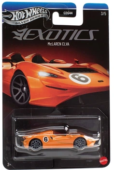 Kolekcjonerski samochodzik Hot Wheels Silver Series Exotics McLaren Elva 1:64 (JLT23/JKX78) (0194735358946)