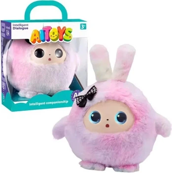 Інтерактивна м’яка іграшка зі штучним інтелектом Smart baby AI TOYS Зайченя (Рожевий) (001012782694)