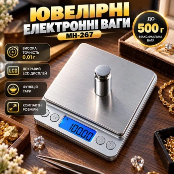 Ювелирные электронные весы MH-267 до 500 г