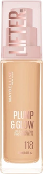 Зволожуючий тональний крем Maybelline New York Lifter Plump & Glow із захистом SPF 15 118 30 мл (3600531716288)