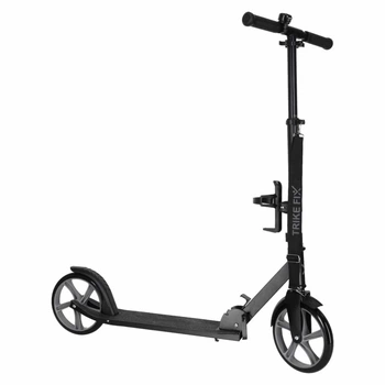 Самокат городской складной колеса Trike Fix 200 мм Black-Gray (5903039771611)