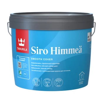 Краска для потолка Tikkurila Siro Himmea глубокоматовая 2.7л