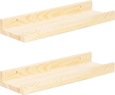 Полиці настінні Springos WF0015 50 x 15 см 2 шт. натуральні (5908455314121)