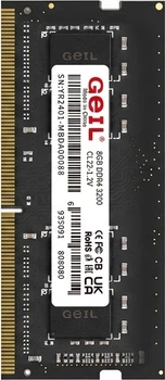 Оперативная память GeIL SODIMM DDR4-3200 16384MB PC4-25600 Millennium