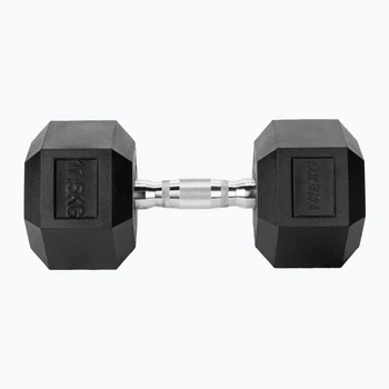Гантеля прогумована XTREXO Hex 17.5 кг
