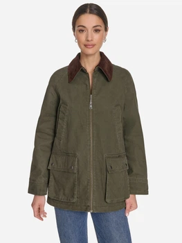 Куртка демисезонная удлиненная женская Levi`s 493616615 M Зеленая (1163009979)