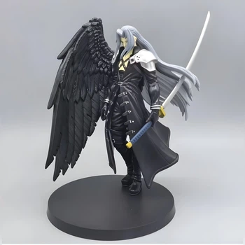 Колекційна фігурка Сефірот (Sephiroth) з катаною та чорним крилом, 18,5 см — Final Fantasy VII