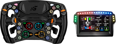 Кермо Simagic Zeus Formula Steering & MagicDash 4 Black (ZEUS FORMULA-MAGICDASH 4)
