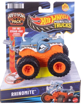 Монстр-трак Hot Wheels Monster Trucks Attack Pack Rhinomite 1:64 (JMK97) (0194735379460)