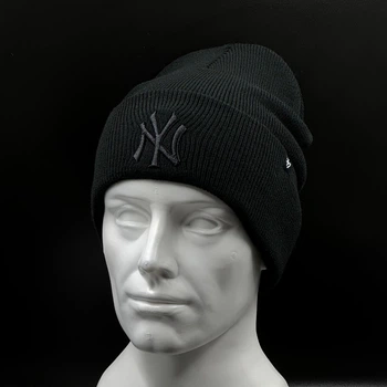Зимняя черная шапка 47 brand New York Yankees B-HYMKR17ACE-BKAL