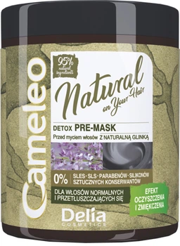 Премаска для волосся Delia Cosmetics Cameleo Detox очисна 250 мл (5901350470961)