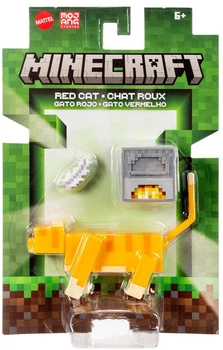 Колекційна фігурка Mattel Minecraft Рудий кіт з аксесуарами 8 см (GTP08/JJT03) (0194735341023)