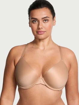 Бюстгальтер с косточками бесшовный Victoria's Secret 63315465 36C Бежевый (1163156849)
