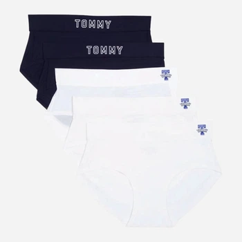 Набор трусиков слипов женских Tommy Hilfiger 464276592 S 5 шт Синий/Белый (1163148639)