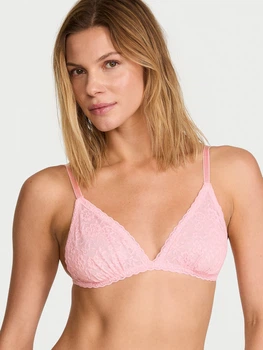 Бюстгальтер без косточек кружевной Victoria's Secret 530923942 XL Розовый (1163164723)