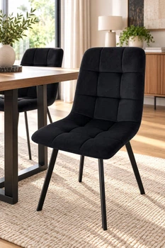 Стул кухонный Intarsio EARI 43×51×90 см Черный