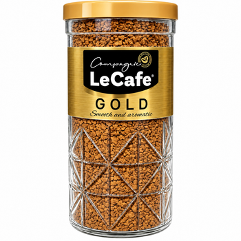 Кофе растворимый Le Cafe Gold, 100 г, стеклянная банка
