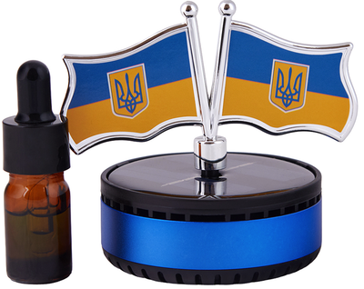 Освежитель воздуха "Флаг с трезубцем" на солнечной батарее