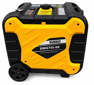 Інверторний Генератор DeWALT DWG70i-SE Газ/Бензин (7.0–7.5 кВт) Електростартер, AVR, ATS, Закритий корпус