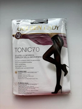 Колготи мікрофібра GolDen Lady Tonic 70 Den 5 чорні