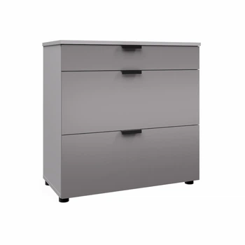 Комод VISENT Маніла 3ш 800х440х800 білий/сірий