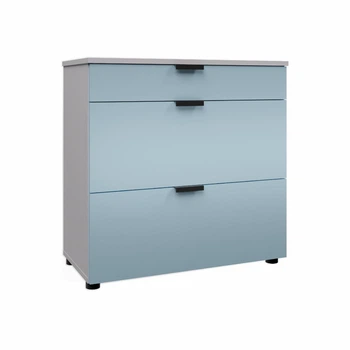 Комод VISENT Маніла 3ш 800х440х800 білий/блакитний