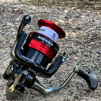 Спінінгова котушка Shimano Sienna 4000 FG, 3+1 підшипник, алюмінієва шпуля AR-C Spool, передній фрикціон, передаточне число 5.2:1,