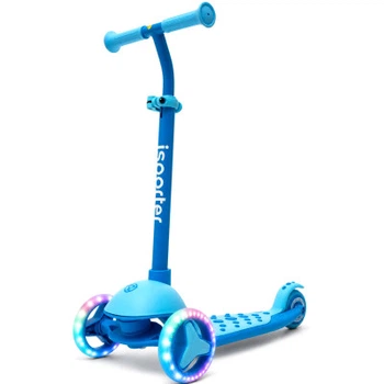Самокат iSporter mini LED синий